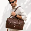 Custom Leather Weekender Duffle Bag Manufacturer | Premium Travel Bags | OEM & Private Label