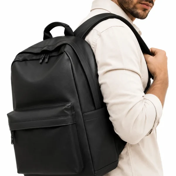 7 Surafh Leather Premium Minimalist Everyday Backpack