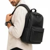 8 Surafh Leather Premium Minimalist Everyday Backpack