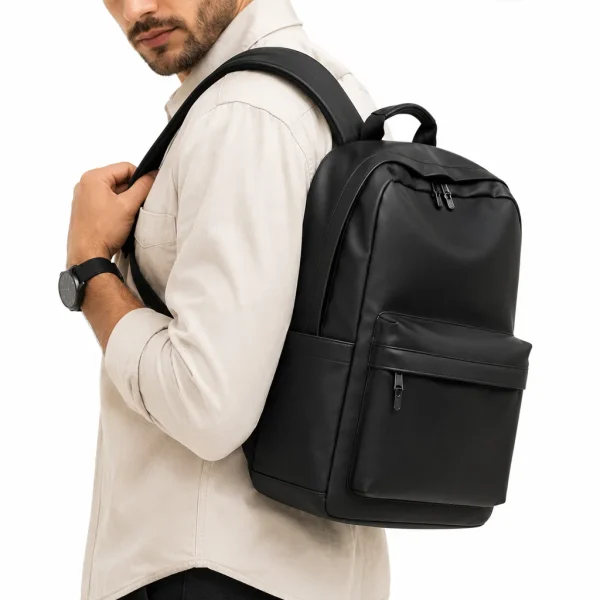8 Surafh Leather Premium Minimalist Everyday Backpack